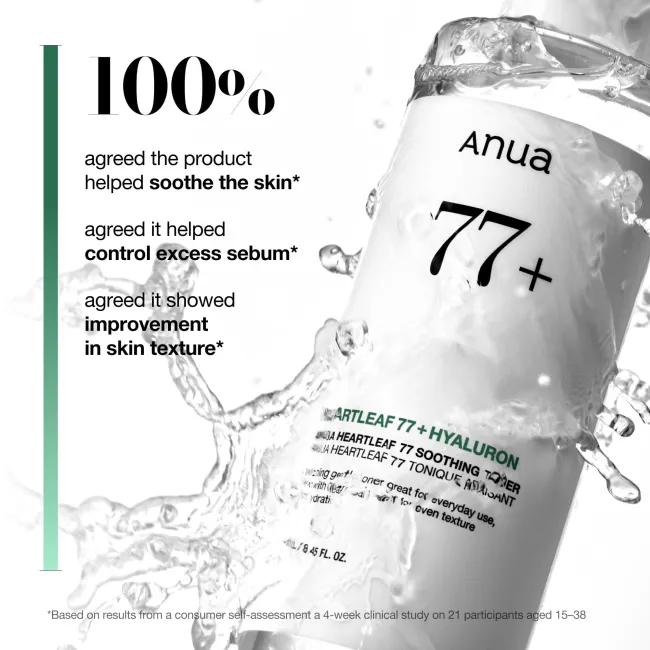 Anua US Toner Heartleaf 77 Soothing Toner