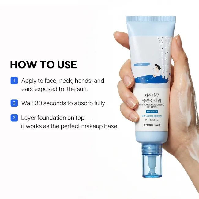 Birch Juice Moisturizing Sun Serum SPF 50