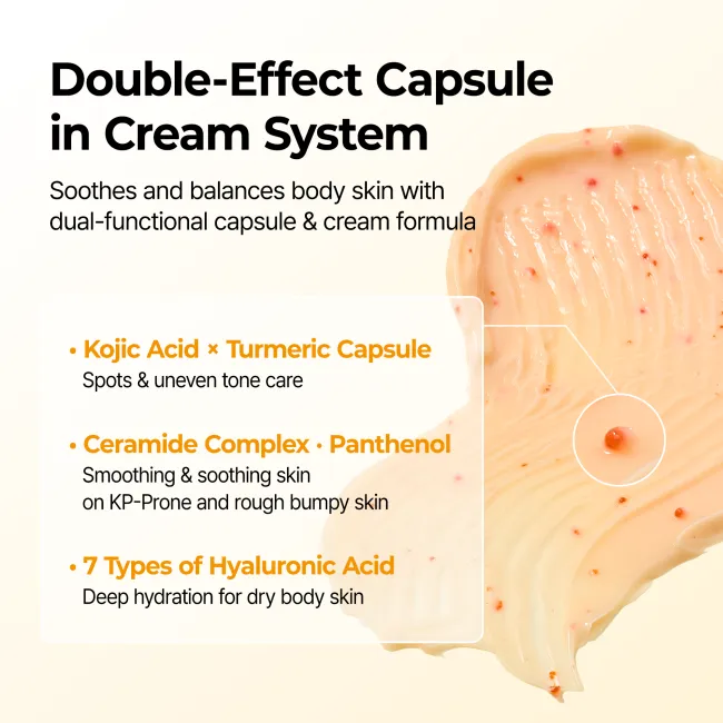 Kojic Acid Turmeric Capsule Body Cream