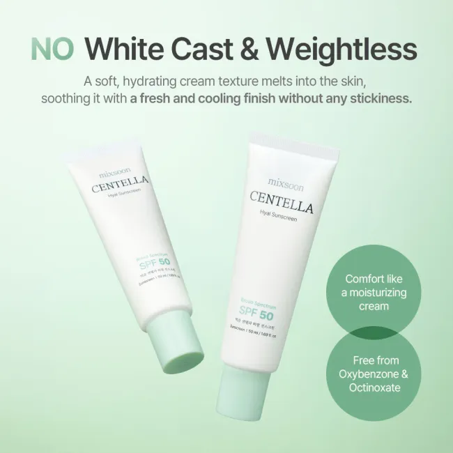 mixsoon Centella Hyal Sunscreen 50ml