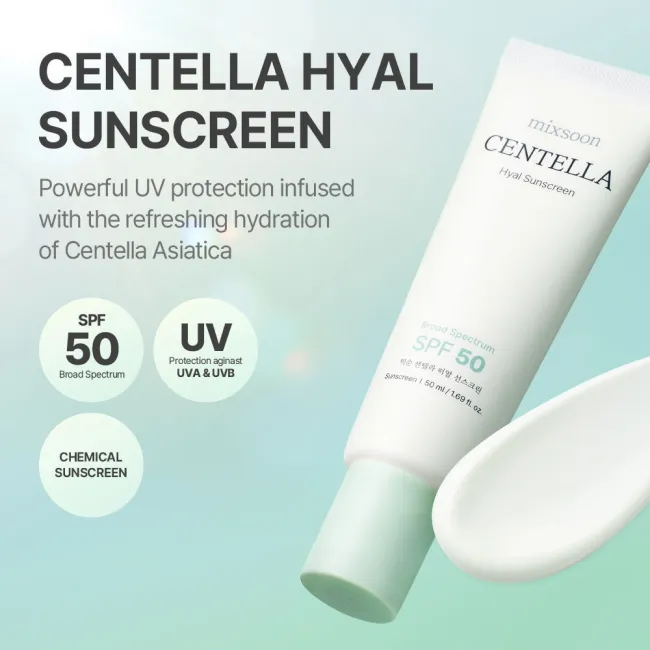 mixsoon Centella Hyal Sunscreen 50ml