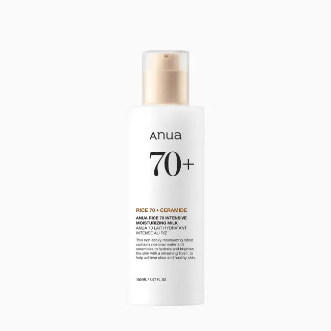Anua US Moisturizer Rice 70 Intensive Moisturizing Milk