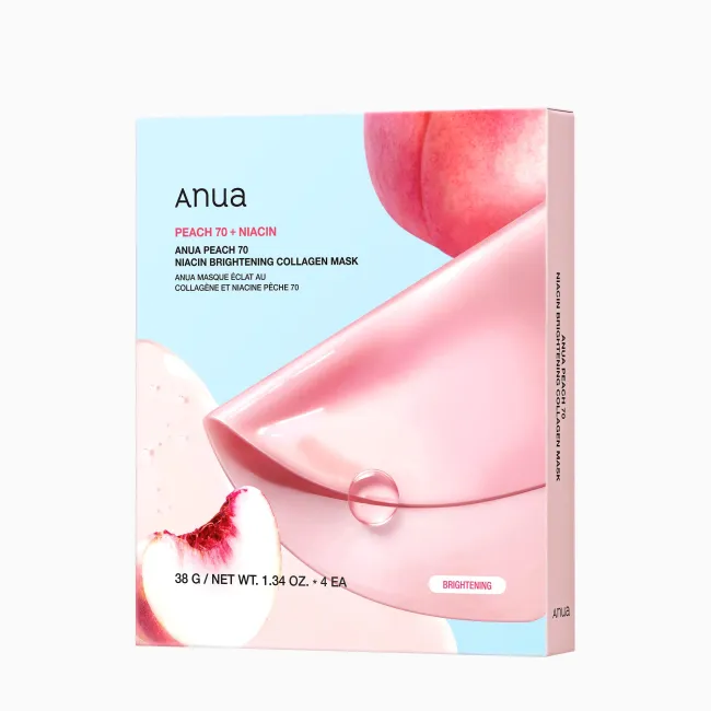 Anua US Sheet Mask Peach 70 Niacin Brightening Collagen Mask