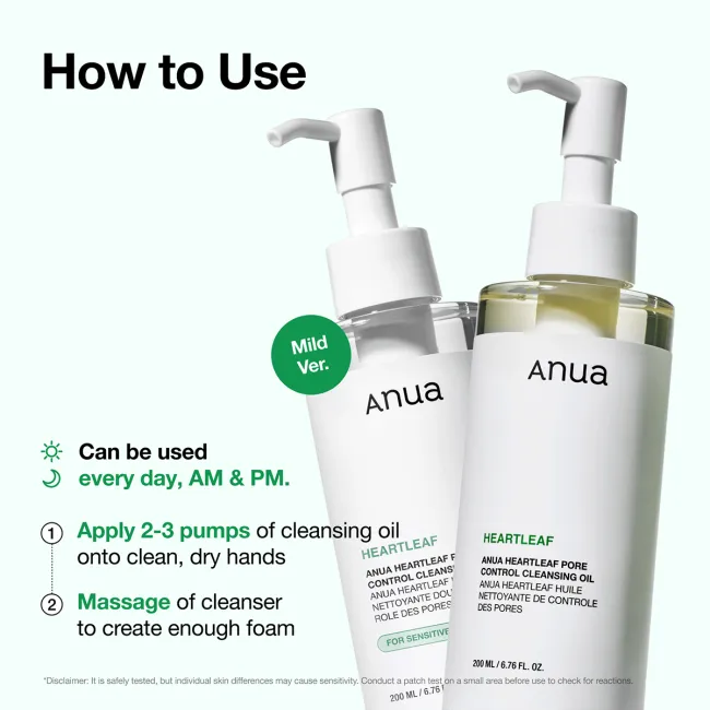 Anua US Cleanser Heartleaf Pore Control Cleansing Oil