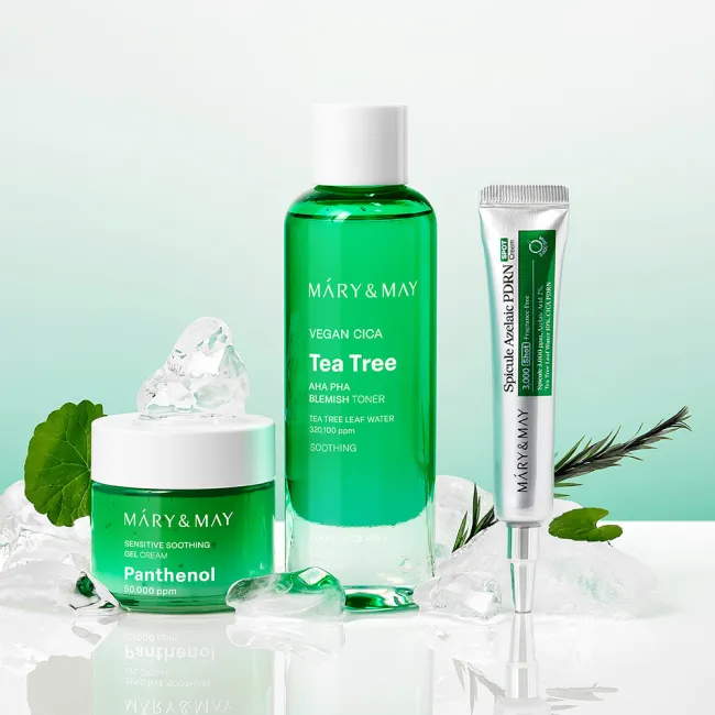 Mary&May Vegan CICA Tea Tree AHA PHA Blemish Toner 200ml
