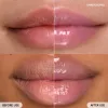 before & after Gummy Bear (Lavender tint) on model