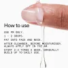 Close-up of Glycolic Acid Toner and usage instructions on a white background