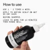 Inkey List scalp treatment bottle with usage instructions on a white background
